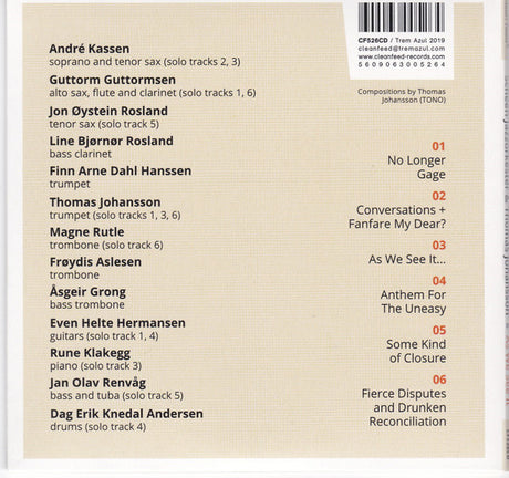 Shiny Jazz Orchestra &amp; Thomas Johansson (6) - As We See It… (second hand CD)
