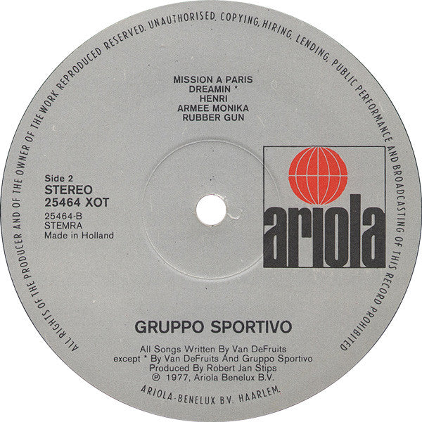 Gruppo Sportivo - 10 Mistakes (tweedehands LP) - Velvet Music