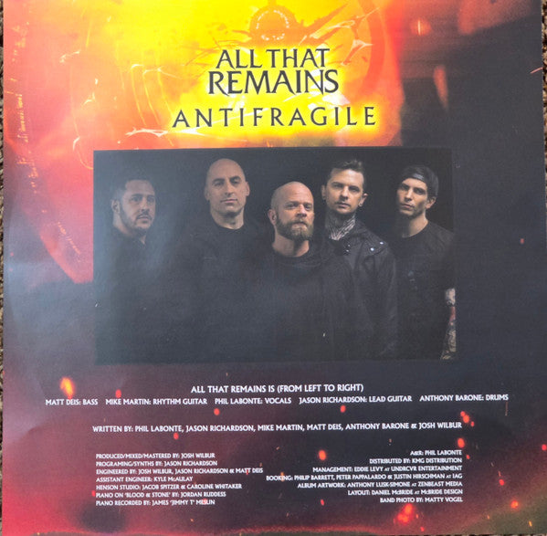 All That Remains - Antifragile (LP) - Velvet Music