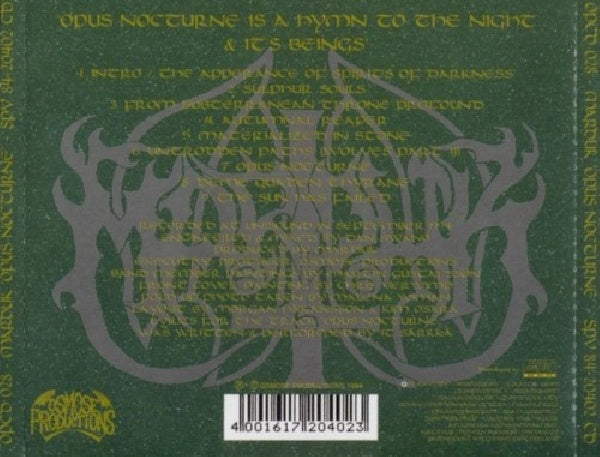 Marduk - Opus nocturne (CD) - Velvet Music
