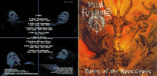 Vital Remains - Dawn of the apocalypse (CD) - Velvet Music