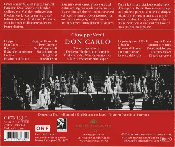 Nikolaus Harnoncourt - Don carlo (CD)
