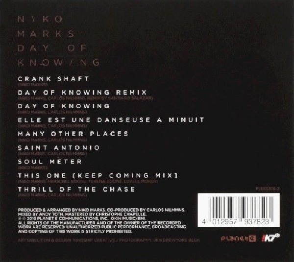Niko Marks - Day of knowing (LP)