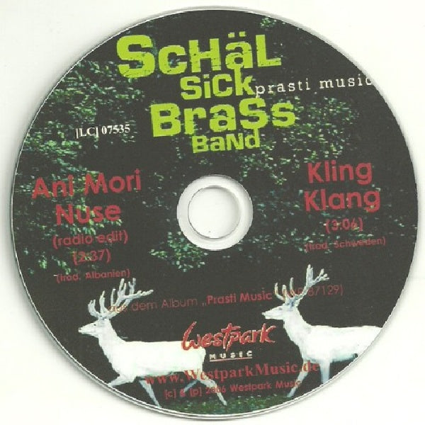 Schal Sick Brass Band - Prasti music (CD) - Velvet Music