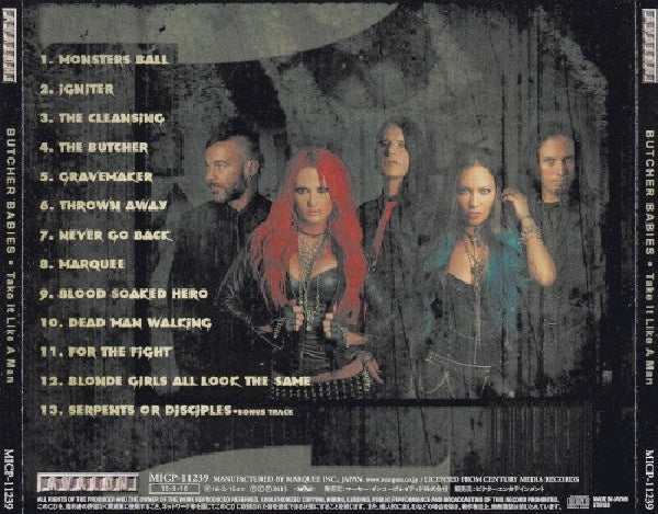 Butcher Babies - Take it like a man (CD)
