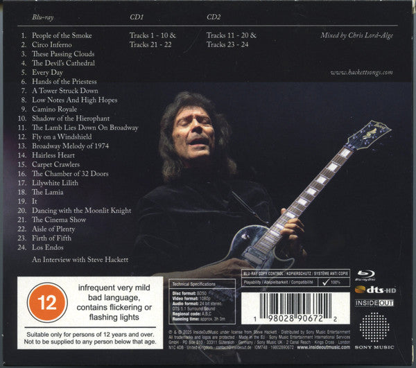 Steve Hackett - The Lamb Stands Up Live At The Royal Albert Hall (CD) - Velvet Music