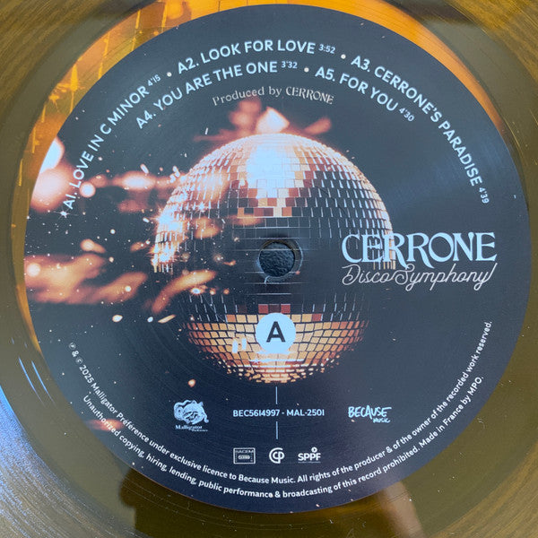 Cerrone - Disco Symphony (LP) - Velvet Music