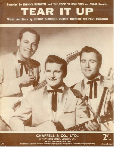 Johnny Burnette - Rock 'n' roll trio/tear i (CD) - Velvet Music