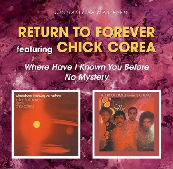 Return To Forever - Where have i known you before/no mystery (CD) - Velvet Music