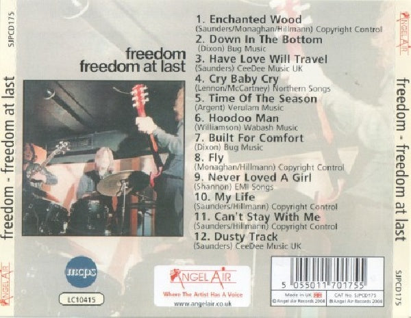 Freedom - Freedom at last (CD) - Velvet Music