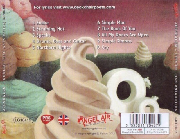 Jerusalem - Cooler than antarctica (CD) - Velvet Music