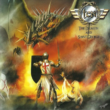 Ten - Dragon & saint george (CD) - Velvet Music
