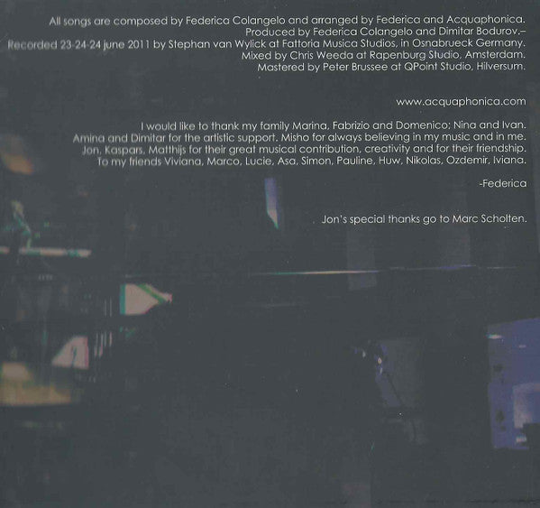 Federica Colangelo Acquaphonica - Private Enemy (tweedehands CD) - Velvet Music