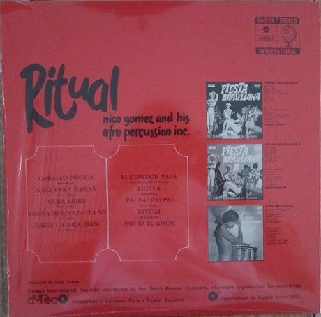 Nico Gomez And His Afro Percussion Inc. - Ritual (LP)