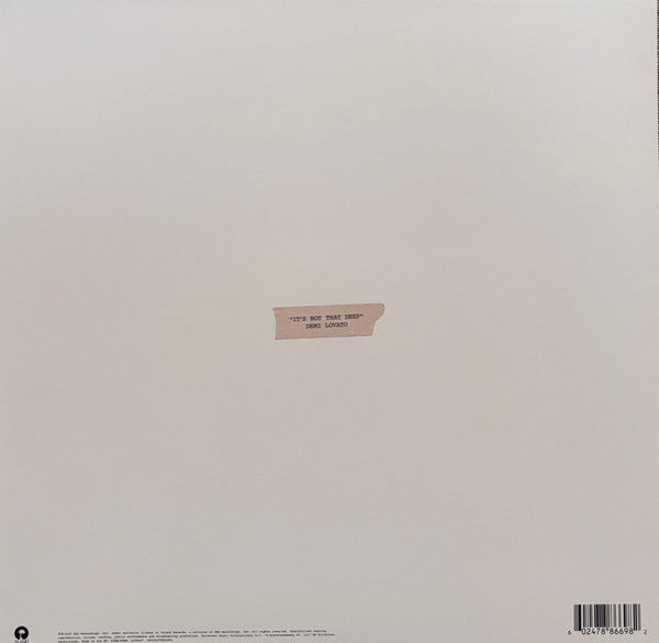 Demi Lovato - It’s Not That Deep (Indie Exclusive SIGNED Ivory LP coloured LP) - Velvet Music