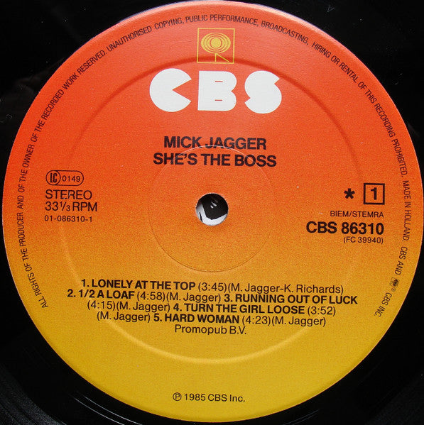 Mick Jagger - She's The Boss (tweedehands LP) - Velvet Music