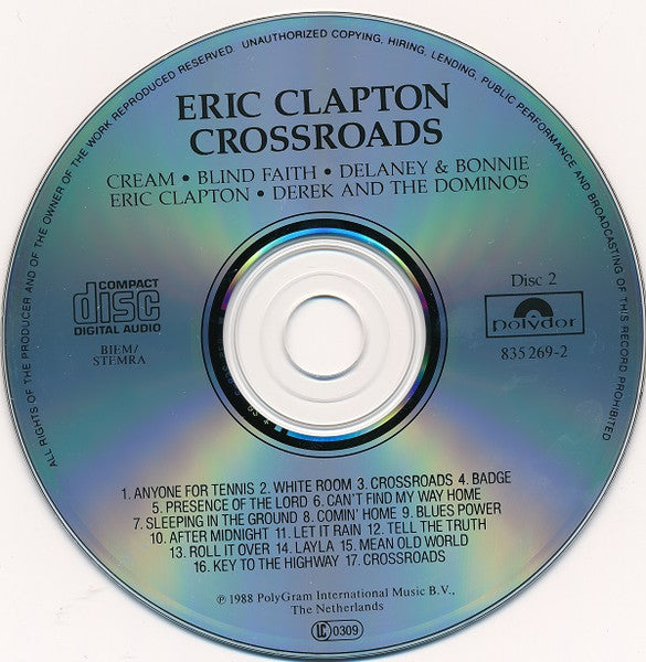Eric Clapton - Crossroads (tweedehands CD) - Velvet Music