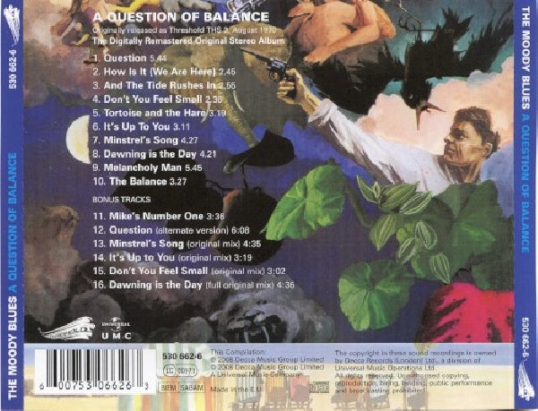 Moody Blues - A question of...+ 6 (CD) - Velvet Music