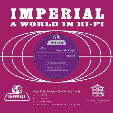 Peter Koelewijn - Kom van dat dak af (12-inch maxi-single) - Velvet Music