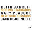 Keith Jarrett - Setting standards new york sessions (CD) - Velvet Music