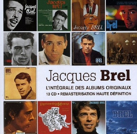 Jacques Brel - L'integrale des albums originaux (CD) - Velvet Music