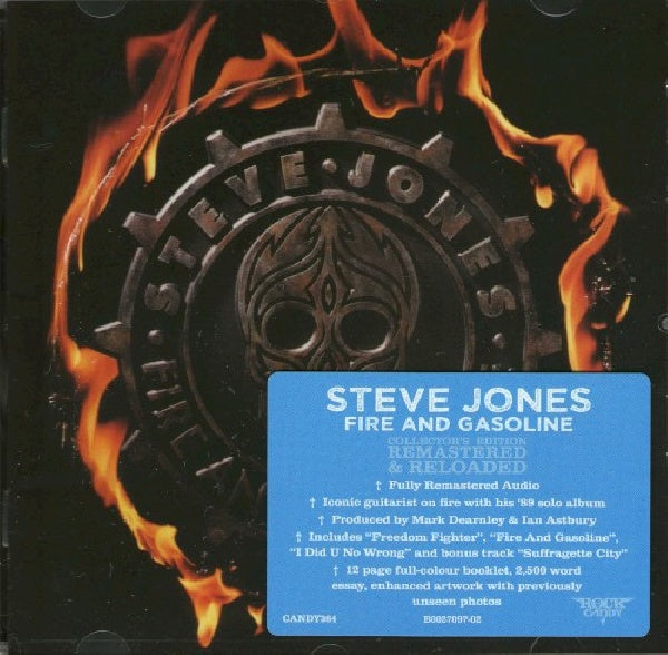 Steve Jones - Fire & gasoline (CD) - Velvet Music