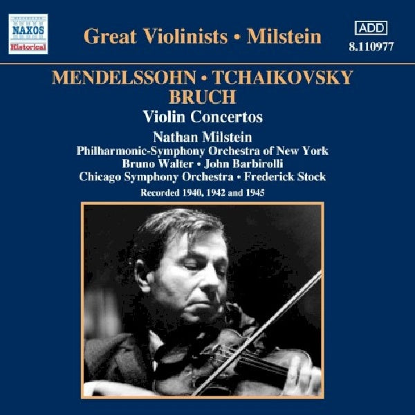 Mendelssohn/bruch/tchaiko - Violin concertos (CD)