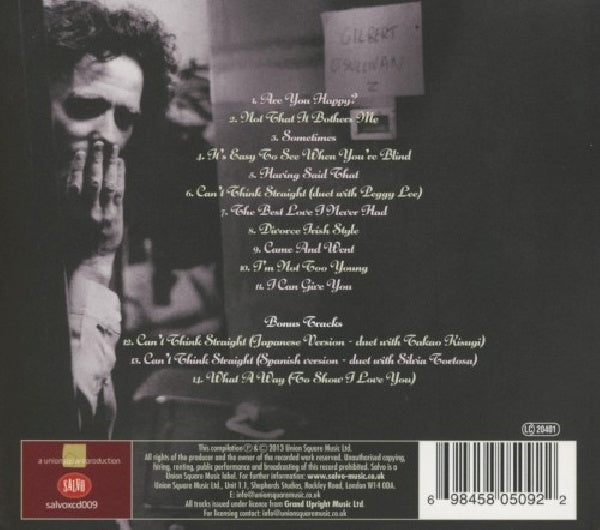Gilbert O'sullivan - Sounds of the loop (CD) - Velvet Music