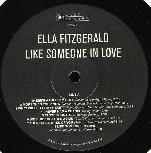 Ella Fitzgerald, Frank De Vol And His Orchestra - Like Someone In Love (LP) - Velvet Music