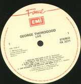 George Thorogood & The Destroyers - Live (tweedehands LP) - Velvet Music