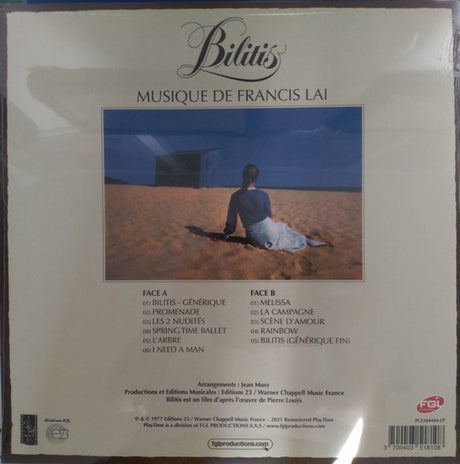 Francis Lai - Bilitis (LP) - Velvet Music