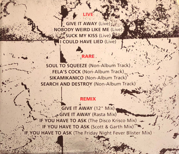Red Hot Chili Peppers - Live Rare Remix Box (tweedehands CD) - Velvet Music