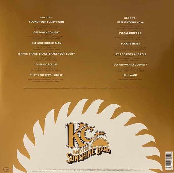 KC & The Sunshine Band - The Best Of KC And The Sunshine Band (LP)