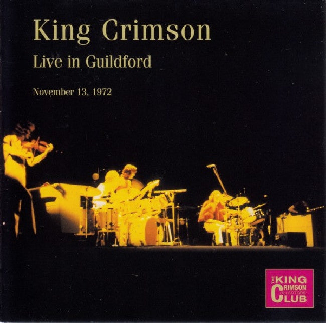 King Crimson - Live in guildford 1972 (CD) - Velvet Music