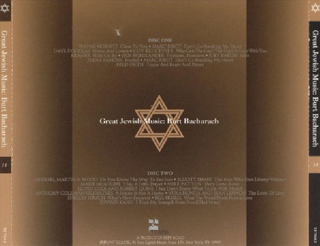 Burt. Bacharach =tribute= - Great jewish music (CD)