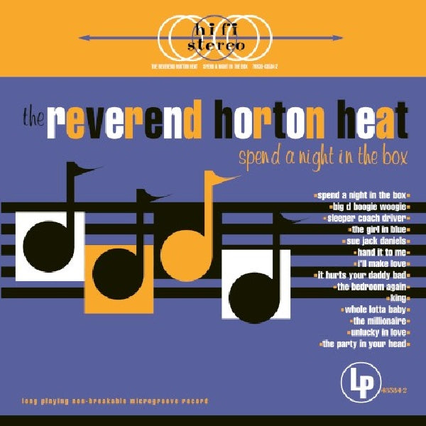 Reverend Horton Heat - Spend a night in the box (CD) - Velvet Music