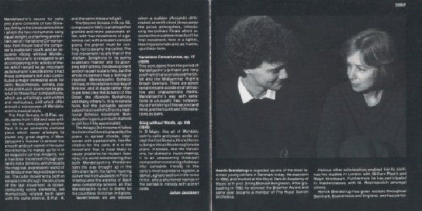 Henrik Brendstrup & Catherine Edwards - Œuvres complètes pour violoncelle et piano (CD)