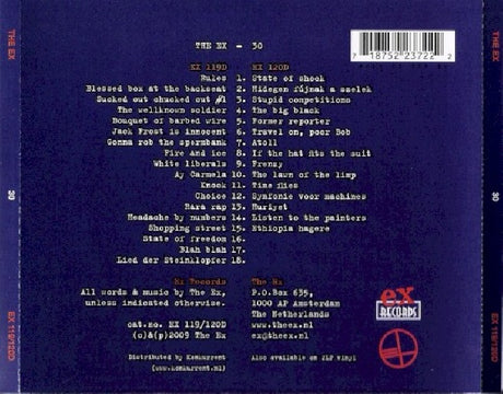Ex - 30 years of the ex (CD) - Velvet Music