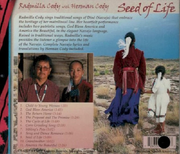 Radmilla Cody - Seed of life (CD) - Velvet Music