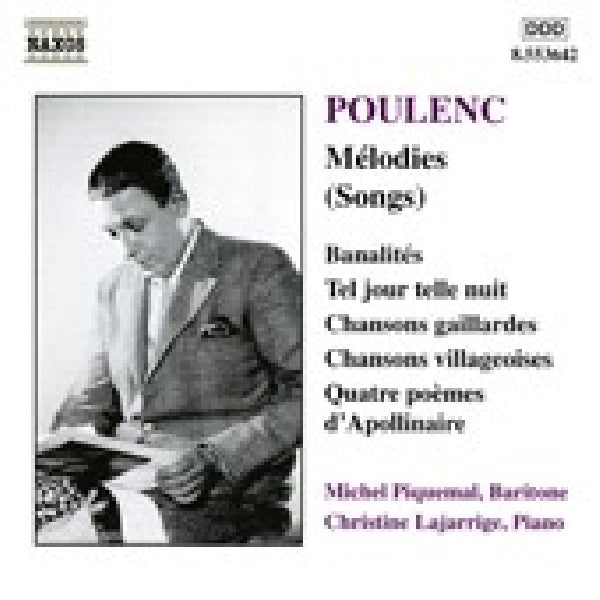 F. Poulenc - Melodies (CD) - Velvet Music