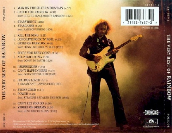 Rainbow - The best of rainbow (CD) - Velvet Music