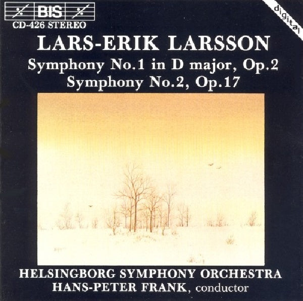 Lars Larsson -erik - Symphonies no.1 & no.2 (CD) - Velvet Music