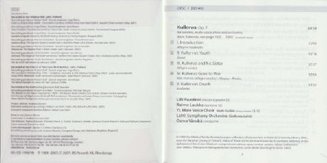 Jean Sibelius - Sibelius edition 3 (CD) - Velvet Music