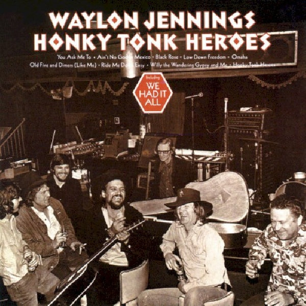 Waylon Jennings - Honky tonk heroes (CD) - Velvet Music