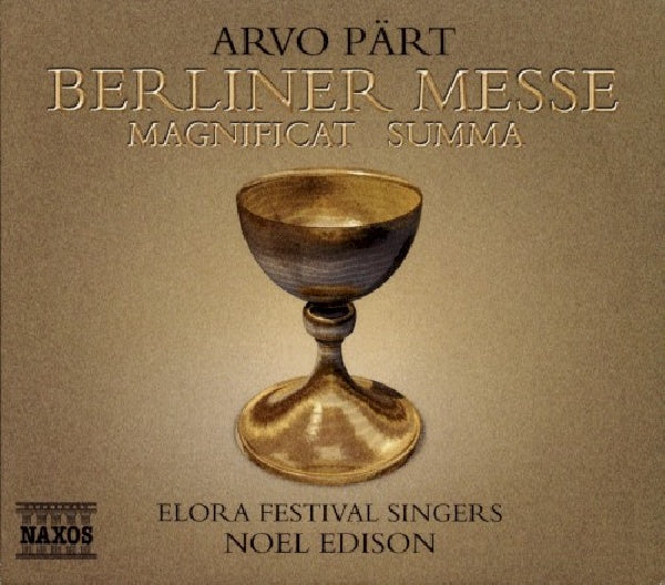 A. Part - Berliner messe (CD) - Velvet Music