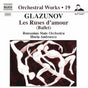 Alexander Glazunov - Orchestral works vol.19 (CD) - Velvet Music