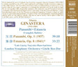 A. Ginastera - Panambi/estancia (CD) - Velvet Music