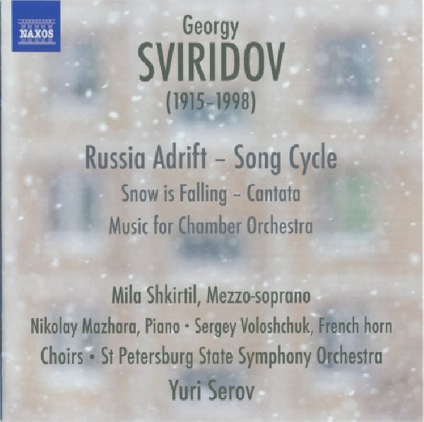 G. Sviridov - Russia adrift - song cycle (CD) - Velvet Music