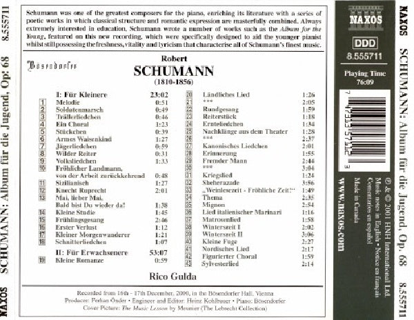 Robert Schumann - Album pour la jeunesse (CD)