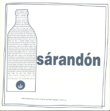 Sarandon - Spike milligan's tape recorder (12-inch maxi-single) - Velvet Music